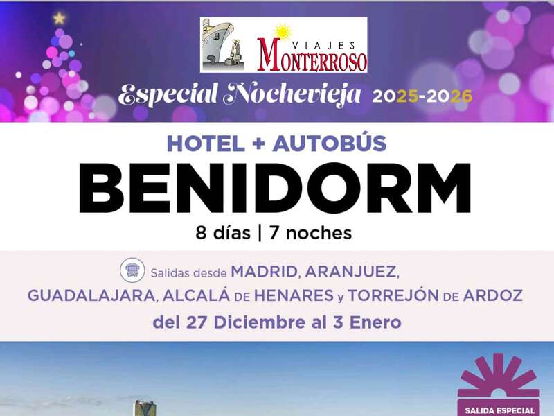 Ofertas Viaje - ESPECIAL NOCHE VIEJA EN BENIDORM